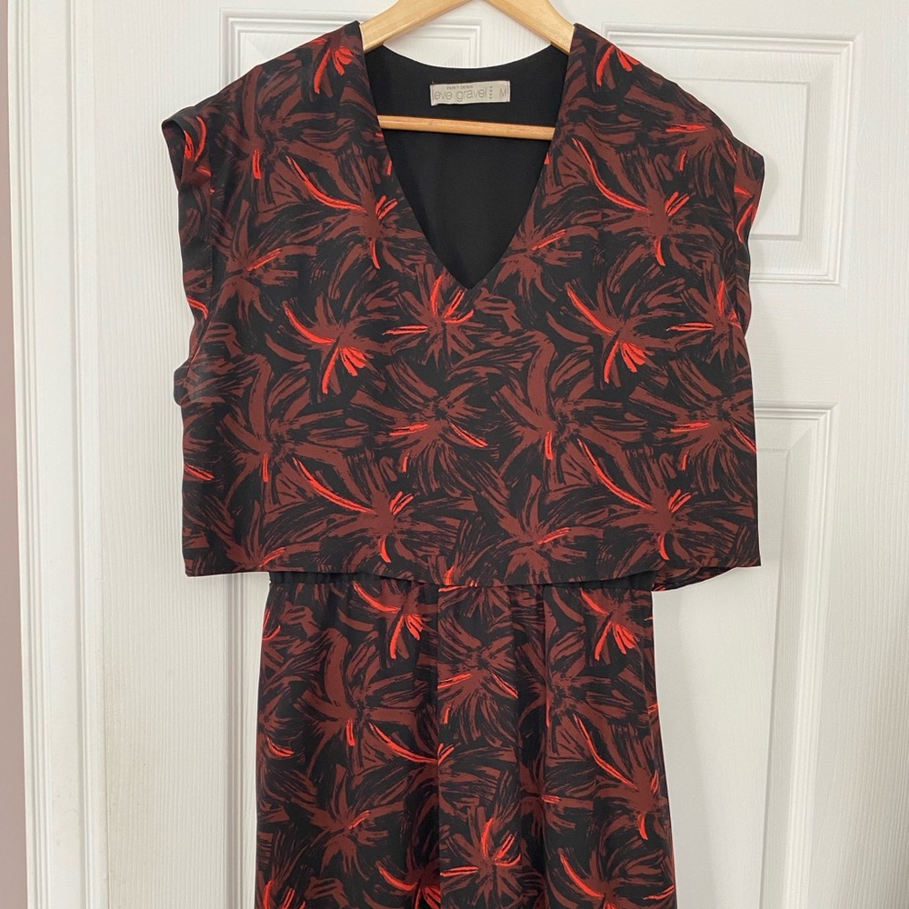 Like new desinger Eve Gravel dress. Made in Montreal.